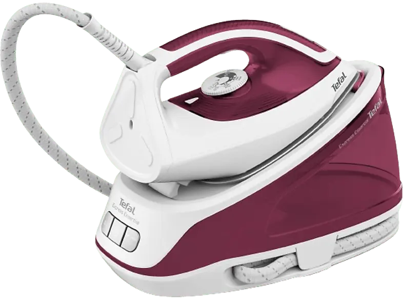 Tefal SV 6110 Express Essential Dampfbügelstation (5 bar, 2400 Watt, 1,4 l Wassertank, Rot)