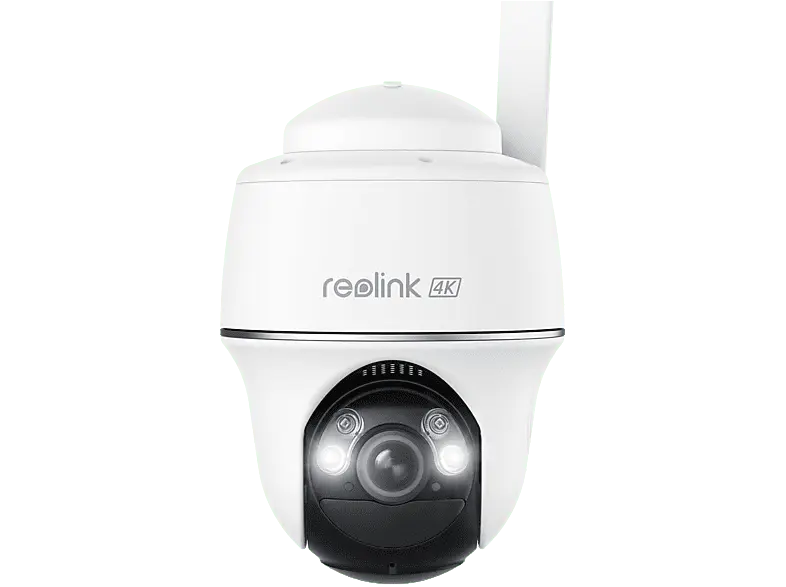 Reolink Argus Series B440 Überwachungskamera (Anzahl Kameras: 1, für Innen + Außen, Nachtsichtfunktion, Netz-/Akkubetrieb, Weiß/Schwarz)