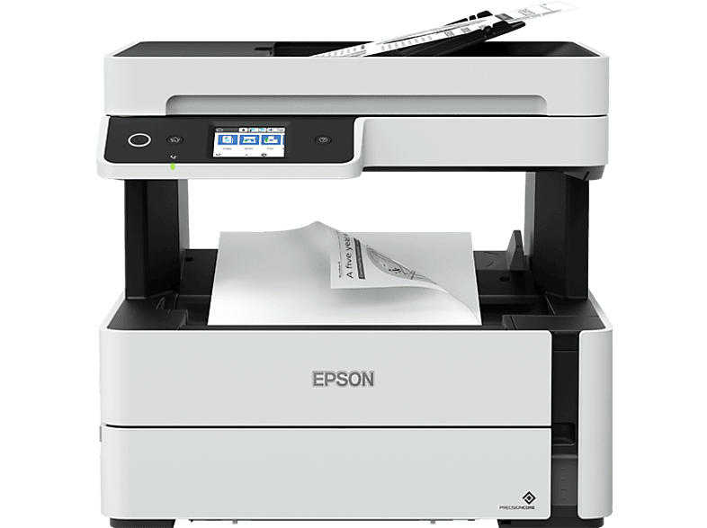 Epson EcoTank ET-M3180, nachfüllbarer 4-in-1 Tintentankdrucker mono, ADF, Duplex, WLAN (WiFi), Netzwerkfähig, PCL; Multifunktionsdrucker