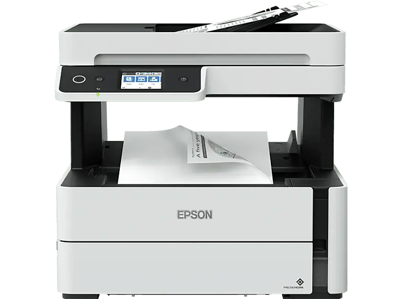 Epson EcoTank ET-M3180, nachfüllbarer 4-in-1 Tintentankdrucker mono, ADF, Duplex, WLAN (WiFi), Netzwerkfähig, PCL; Multifunktionsdrucker