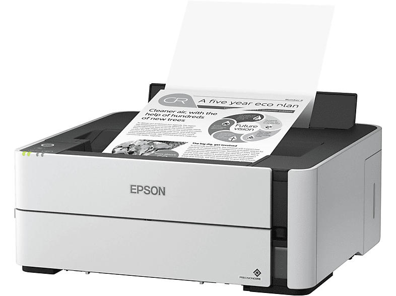 Epson EcoTank ET-M1180, nachfüllbarer Tintentankdrucker mono, Duplex, WLAN (WiFi), Netzwerkfähig, PCL