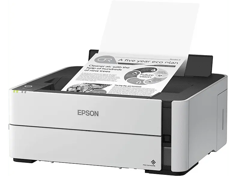 Epson EcoTank ET-M1180, nachfüllbarer Tintentankdrucker mono, Duplex, WLAN (WiFi), Netzwerkfähig, PCL