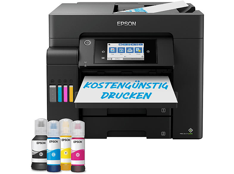 Epson EcoTank ET-5800 DIN-A4-Multifunktions-WLAN-Tintentankdrucker mit Fax; Multifunktionsdrucker