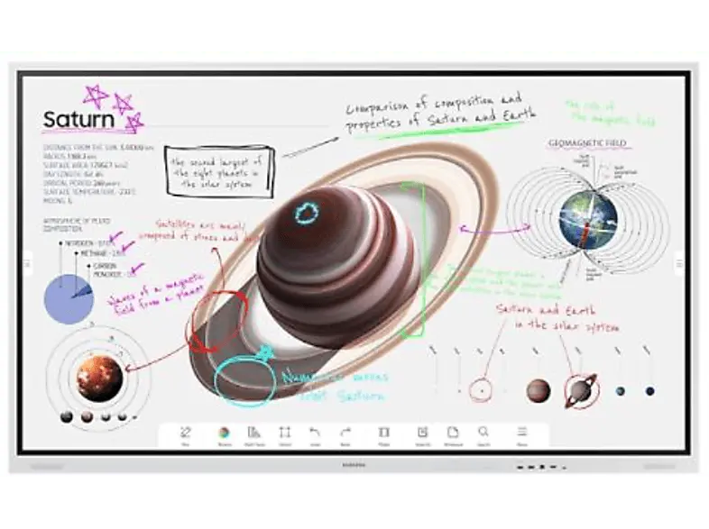 Samsung Flip Pro - 55 Zoll UHD-Display mit Touchfunktion For Business; Digital-Whiteboard