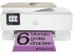 HP Envy Inspire 7924e A4, Duplex, Inkl. HP+ mit 6 Monate Instant Ink, Multifunktionsdrucker, WLAN, Tintendruck, Weiß