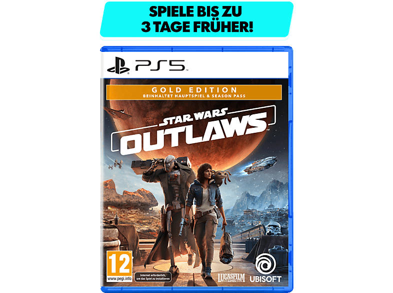 star wars Outlaws Gold Edition (ink. 3 Tage früheren Zugang + Season Pass) - [PlayStation 5]