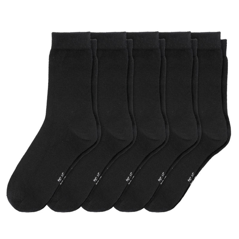 5 Paar Kinder Socken unifarben