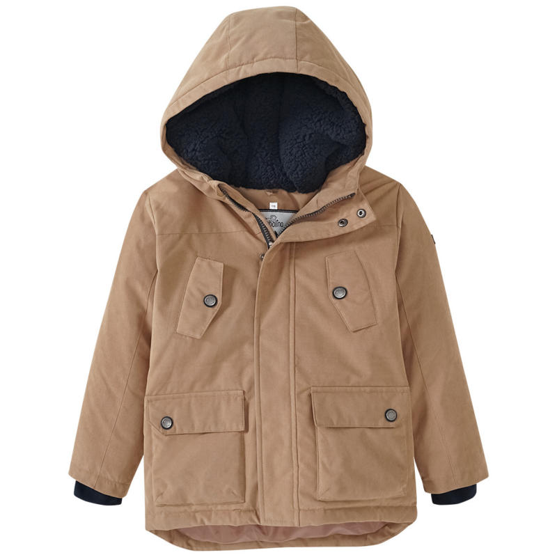 Jungen Parka in Unifarben (Nur online)