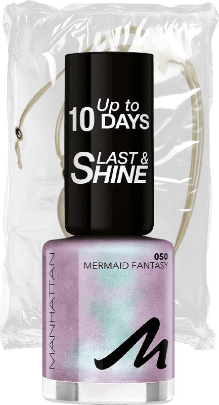 MANHATTAN Cosmetics Nagellackset Last & Shine 050 Mermaid Fantasy & Fußkette