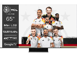 TCL 65MQLED80 (65 Zoll, QLED, 4K UHD, Mini LED, Google TV, Sprachsteuerung); QLED TV