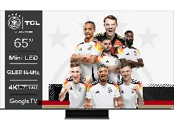 TCL 65MQLED80 (65 Zoll, QLED, 4K UHD, Mini LED, Google TV, Sprachsteuerung); QLED TV