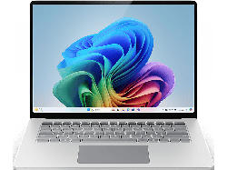 Microsoft Surface, Copilot+ PC Notebook 15 Zoll, Qualcomm® Snapdragon® X Elite, 16 GB RAM, 512 SSD, Windows 11 Home (64 Bit), Adreno™ Onboard Graphics, Platin