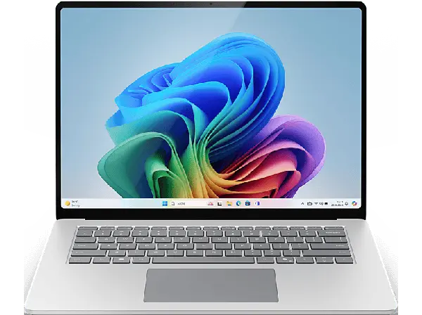 MICROSOFT Surface Laptop 7th Edition, Copilot+ PC, 15 Zoll, Qualcomm&reg; Snapdragon&reg; X Elite, 16 GB RAM, 256 GB SSD, Windows 11 Home (64 Bit), Adreno&trade; Onboard Graphics, Platin