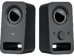 Logitech Z150 PC Lautsprecher, Stereo, 3 Watt (RMS), 2x 3.5mm, Schwarz