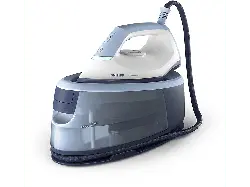 Philips PSG3000/20 Series 3000 Dampfbügelstation (6 bar, 2400 Watt, 1,4 l Wassertank, Blau) mit 5 Jahre Geräteschutz