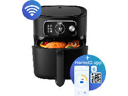 Philips HD9876/90 7000 Series Heißluftfritteuse 8.3l (8,3 l, 2200 Watt, Schwarz)