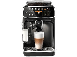 Philips EP5441/50 Serie 5400 Latte GO Plus Kaffeevollautomat (Hochglanz-Schwarz, Scheibenmahlwerk aus Keramik, 15 bar, integrierter Milchbehälter)