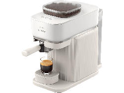 Philips bar300/00 Baristina Espressomaschine (Naturweiß, Mahlwerk aus Keramik, 1550 Watt, 16 bar)