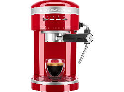 Kitchen Aid 5 KES 6503EER Artisan Espressomaschine (Empire Rot, mit Tamper, 1470 Watt, 15 bar)