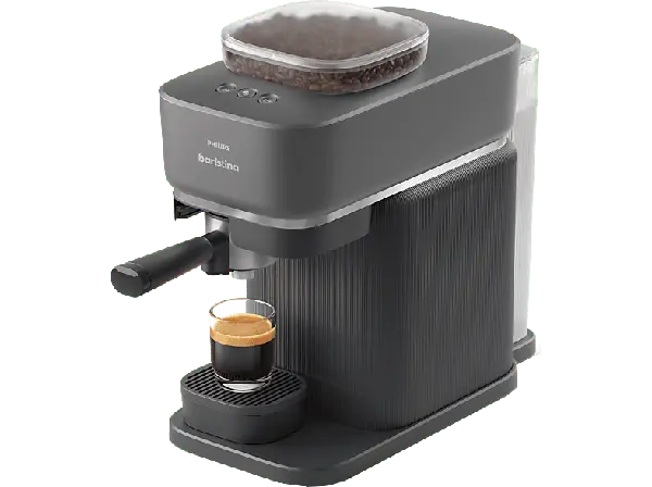Philips bar300/60 Baristina Espressomaschine (Schwarzgrau, Mahlwerk aus Keramik, 1550 Watt, 16 bar)