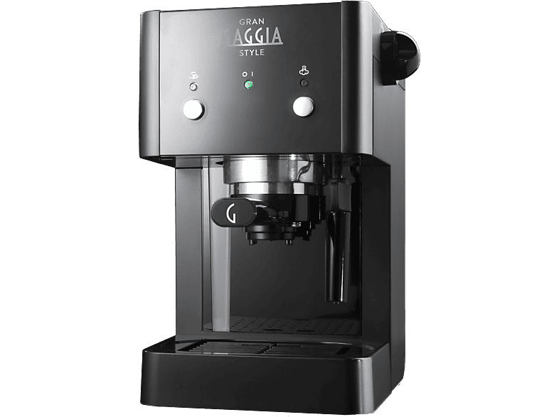 Gaggia RI 8423/01 Siebträgermaschine (Schwarz, 1025 Watt, 15 bar)