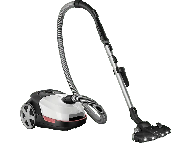 Philips XD6122/12 6000 Series Staubsauger mit Beutel (77 dB(A), maximale Leistung: 750 Watt, Arktisweiß)