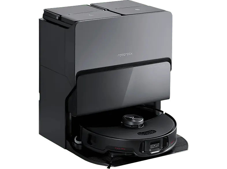 Roborock S8 MaxV Ultra Saug- und Wischroboter inkl. Selbstreinigungsstation (Schwarz, Laufzeit: 180 Minuten, 67 dB(A))