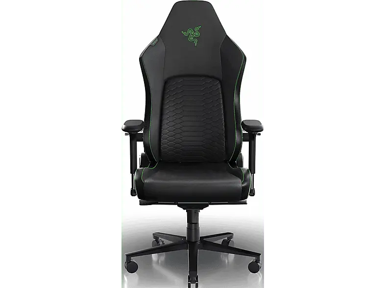 RAZER Iskur V2 Leder Gaming Sessel, Schwarz/Grün