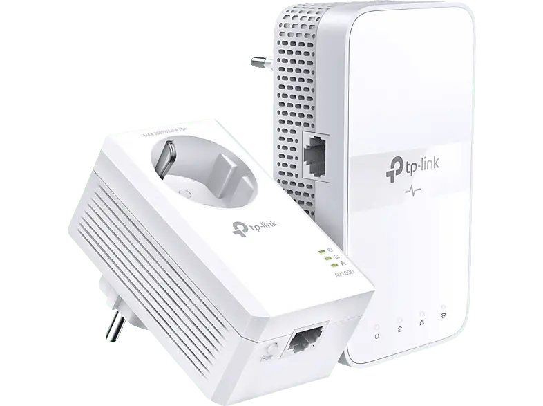 TP-Link Powerline TL-WPA7619 Kit mit Steckdose, AC1200 AV1000, Gigabit WLAN, Weiß