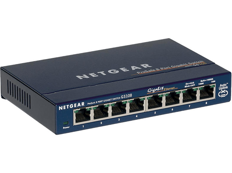 Netgear Switch GS108GE 8Port 10/100/1000 (GS108GE)