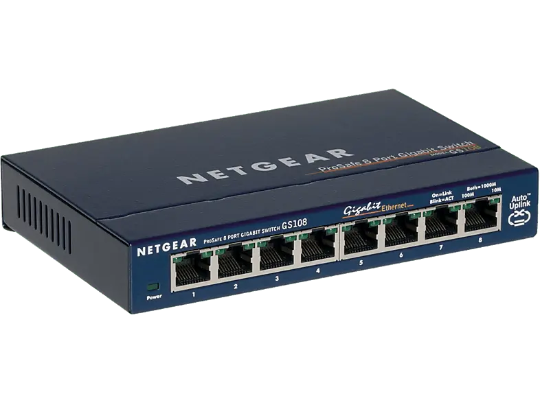 NETGEar Switch GS108GE 8Port 10/100/1000 (GS108GE)