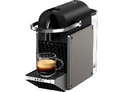 Krups XN306T Pixie Nespresso-Maschine Titan