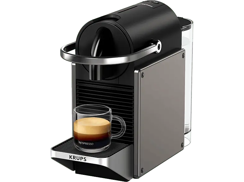 Krups XN306T Pixie Nespresso-Maschine Titan