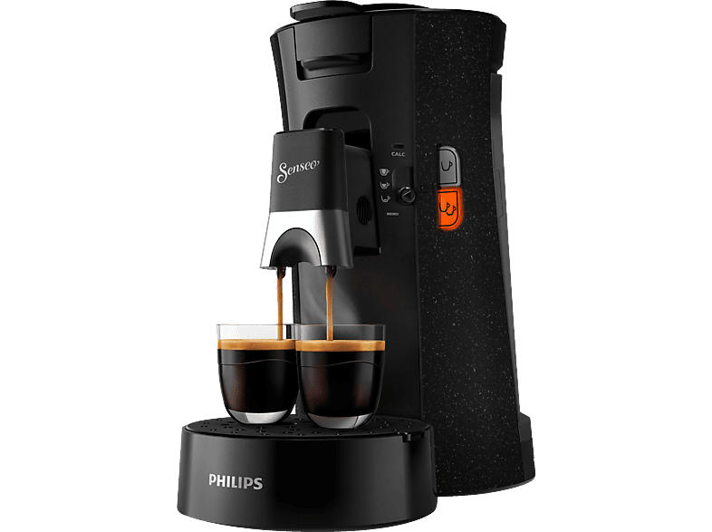 Philips CSA240/20 senseO® Select Kaffeepadmaschine, Schwarz Gesprenkelt