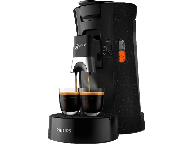 Philips CSA240/20 senseO® Select Kaffeepadmaschine, Schwarz Gesprenkelt