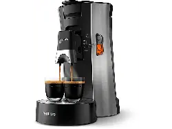 Philips CSA250 senseO® Select Kaffeepadmaschine, Edelstahl