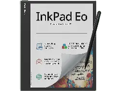 POCKETbook InkPad Eo eBook Reader inkl. Stylus, integrierte Kamera, Stereolautsprecher, E Ink Kaleido™ 3 Farbdisplay, Bluetooth, Wi-Fi, 64GB, Mist Grey