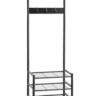 JYSK Cuier hol ELVERUM 3 rafturi metal negru