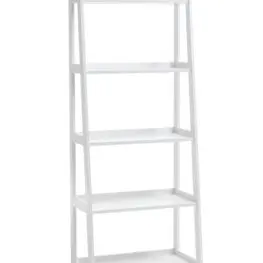 JYSK Etajeră HERNING 5 rafturi albă