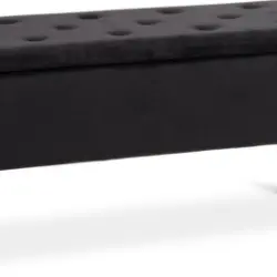 JYSK Bancă BADSTED spațiu depozitare neagră