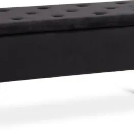 JYSK Bancă BADSTED spațiu depozitare neagră