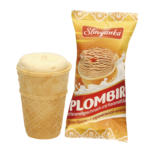 Mix Markt Eiskrem Slavyanka mit Karamellgeschmack und Karamellfüllung im Waffelbecher - bis 14.06.2025