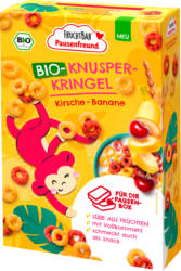 FruchtBar Pausenfreund Kindersnack Knusper-Kringel Kirsche-Banane ab 3 Jahren