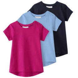 3 Baby T-Shirts unifarben (Nur online)