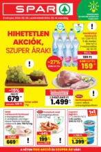 Spar: Spar újság érvényessége 2024.08.14-ig - 2024.08.14 napig