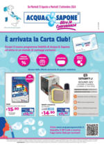 Acqua & Sapone E arrivata la carta club! - al 03.09.2024