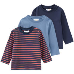 3 Baby Langarmshirts (Nur online)