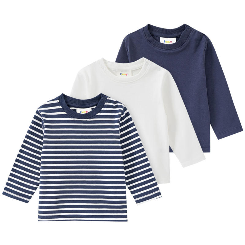 3 Baby Langarmshirts (Nur online)