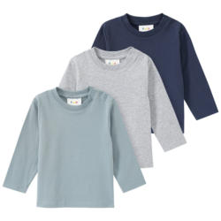 3 Baby Langarmshirts (Nur online)