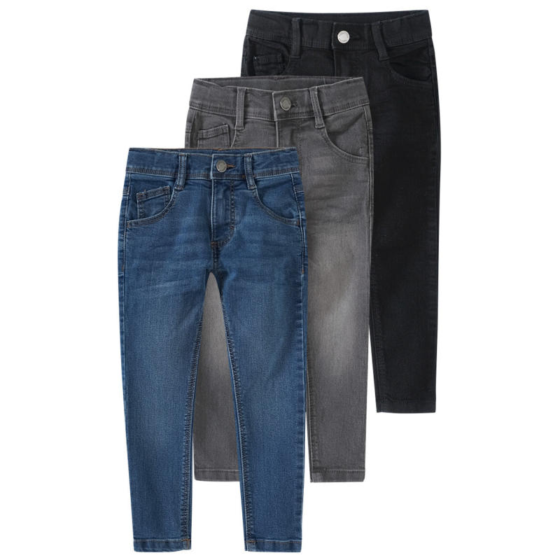 3 Jungen Skinny-Jeans im 5-Pocket-Style (Nur online)